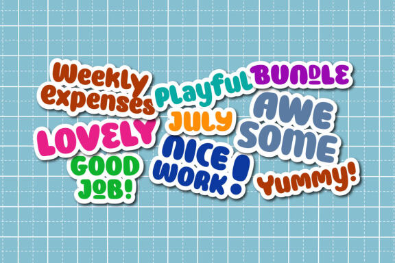 Baloon Everyday - Layered Font