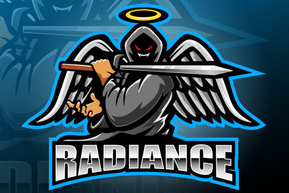 Warrior Angel Esport Mascot