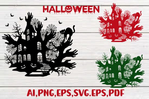 Halloween Horror house design