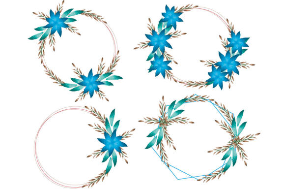 Water color Floral wreath
