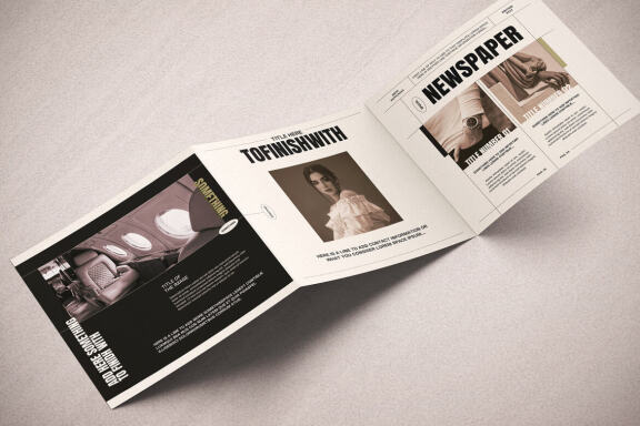 The Great Newspaper Square Trifold