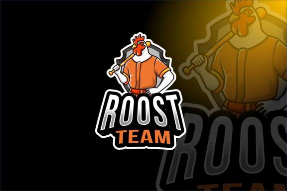 Rooster Team Sport Logo Template