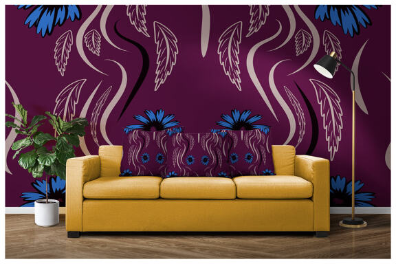 Folk Flowers Pattern Floral Print Ethnic Art