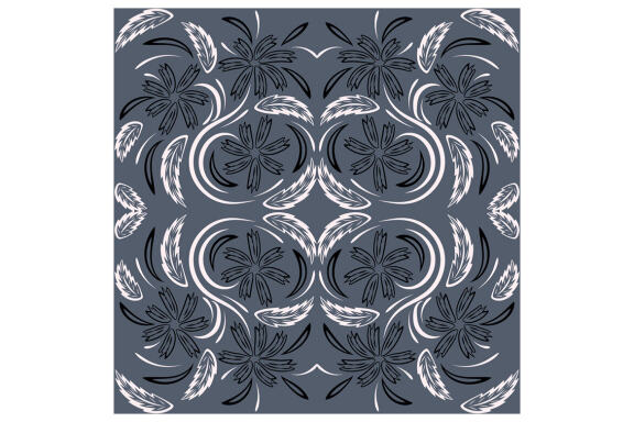 Folk Flowers Pattern Floral Print Ethnic Art