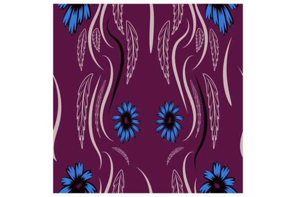 Folk Flowers Pattern Floral Print Ethnic Art