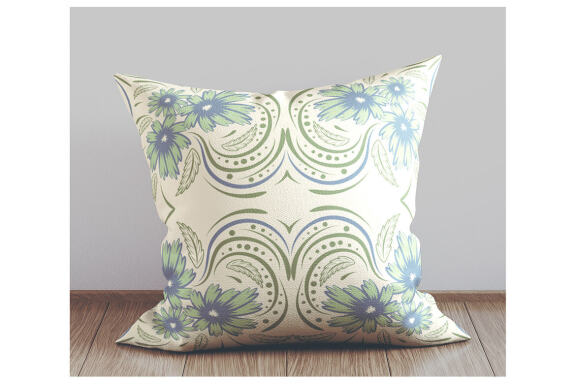 Folk Flowers Pattern Floral Print Ethnic Art