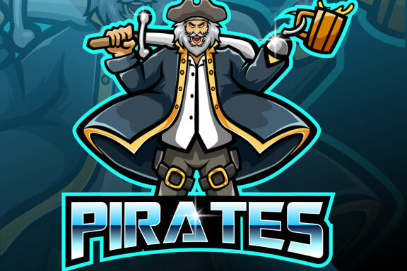 Pirates Gaming Mascot 
