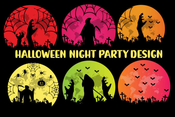 Halloween Night party design