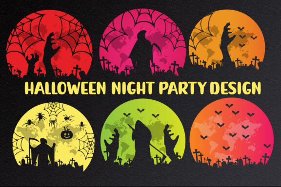 Halloween Night party design