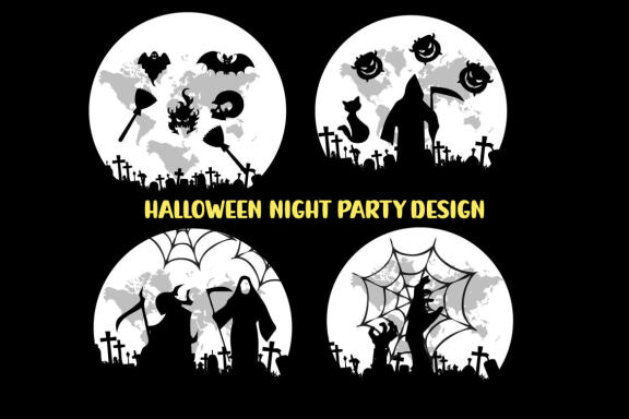 Halloween Night party design