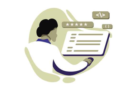 Forgot Fassword Icon Illustration vector for website mobile app
