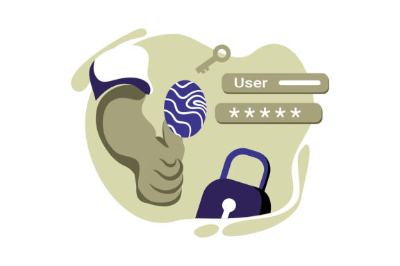 Forgot Fassword Icon Illustration vector for website mobile app