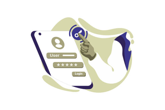 Forgot Fassword Icon Illustration vector for website mobile app