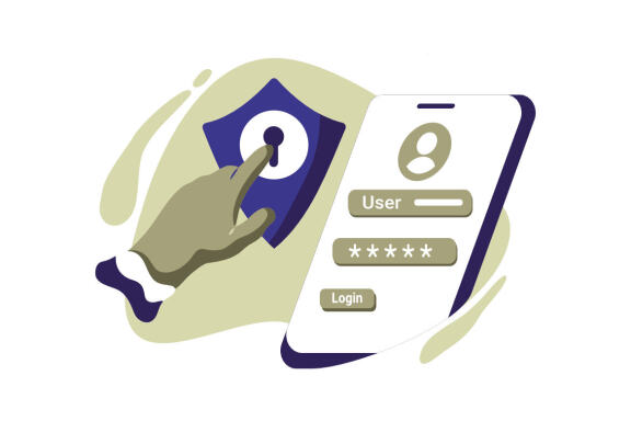 Forgot Fassword Icon Illustration vector for website mobile app