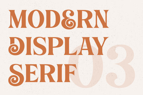 Bogimber - Retro Display Serif