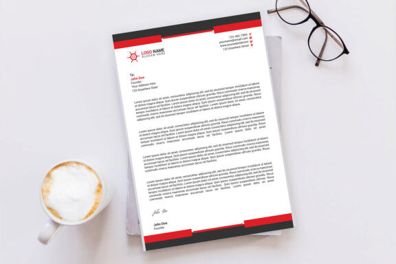 Minimal Letterhead Design