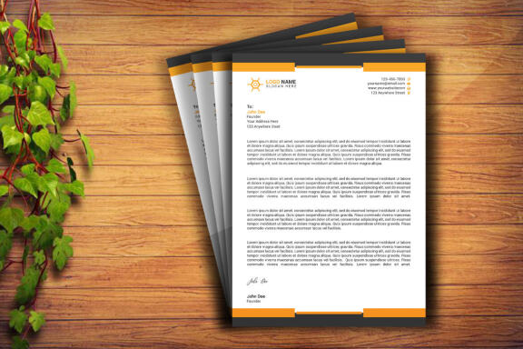 Minimal Letterhead Design