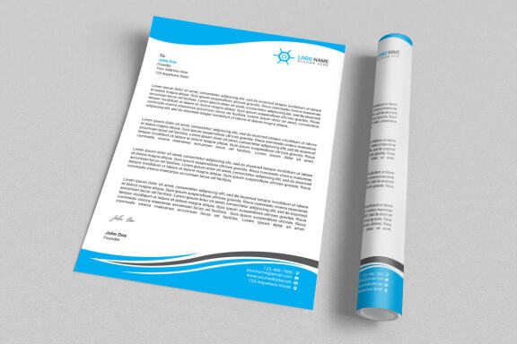 Creative Letterhead Design Template
