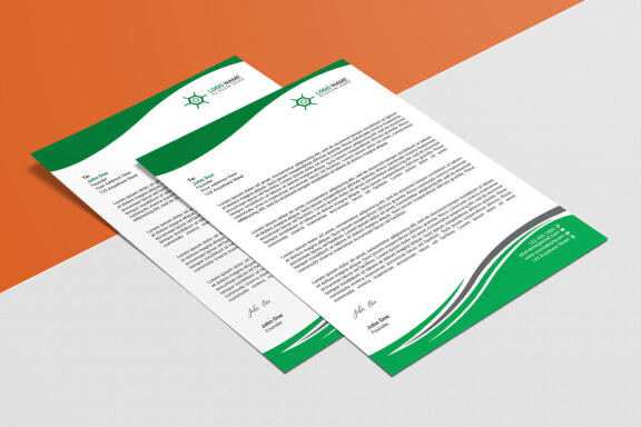 Creative Letterhead Design Template