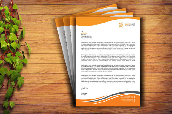 Creative Letterhead Design Template
