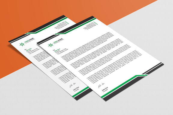 Minimal Letterhead Design Template