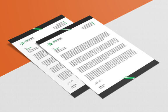 Minimal Letterhead Design Template