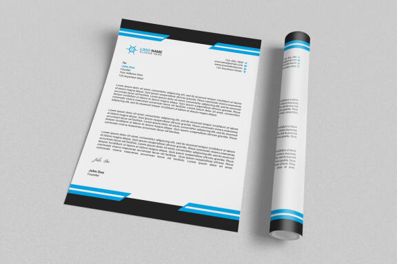 Letterhead Design Template