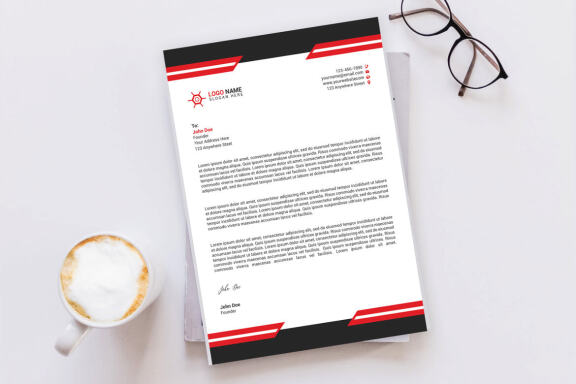 Letterhead Design Template