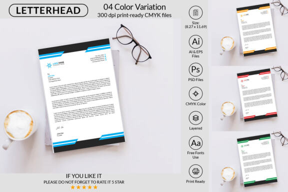 Letterhead Design Template
