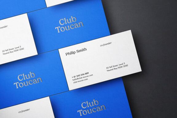 Business Cards Mockup Scene