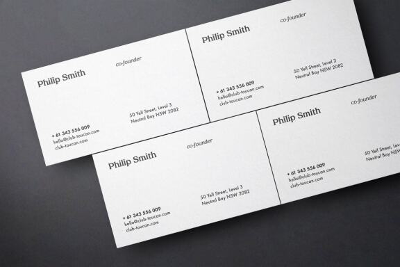 Business Cards Mockup Scene