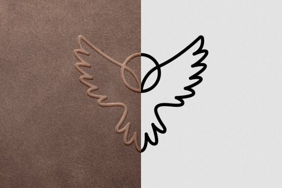 Leather Stamp Logo Mockup