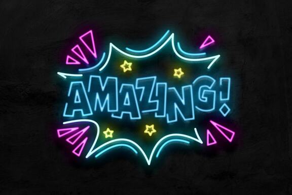 Neon Sign Photoshop Effect
