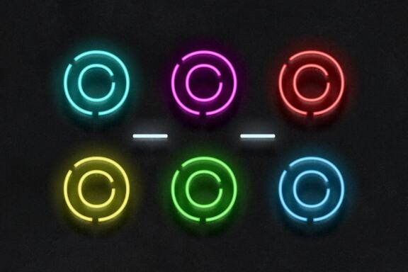 Neon Sign Photoshop Effect