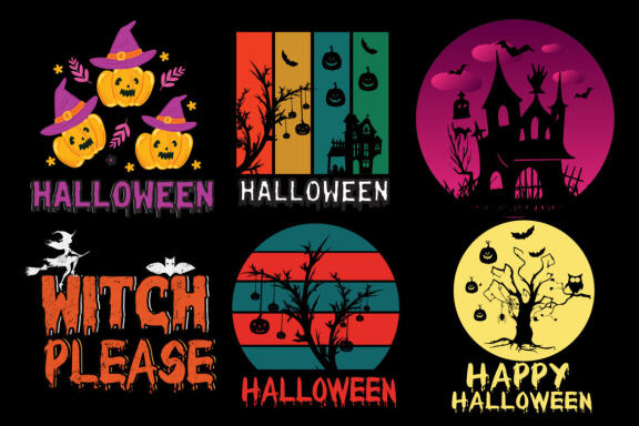 Vintage Halloween t shirt design