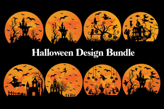 happy Halloween Design Bundle