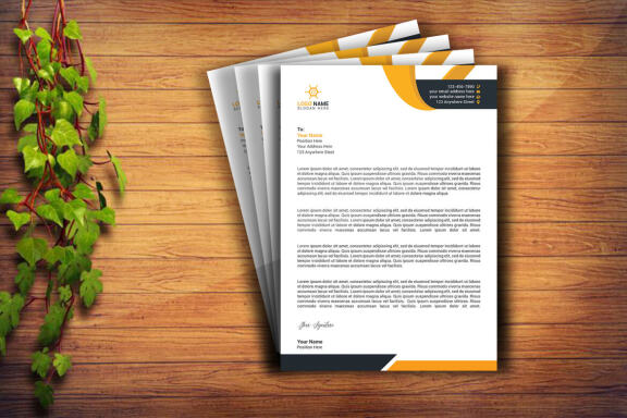 Creative Letterhead Design Template