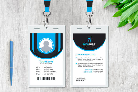 Corporate ID Card Design Template