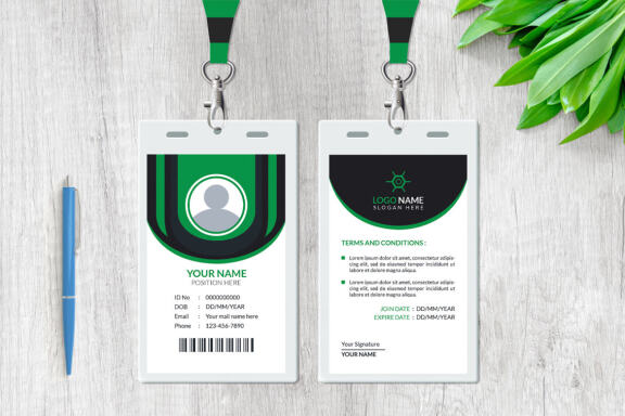 Corporate ID Card Design Template