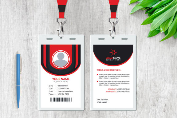 Corporate ID Card Design Template