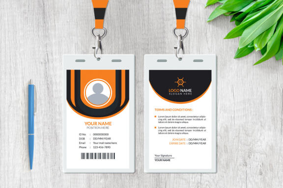 Corporate ID Card Design Template