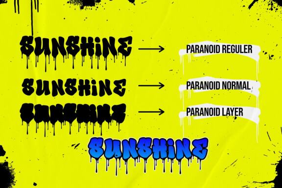 Paranoid Font