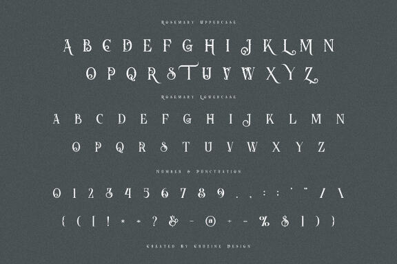Rosemary Vintage Serif
