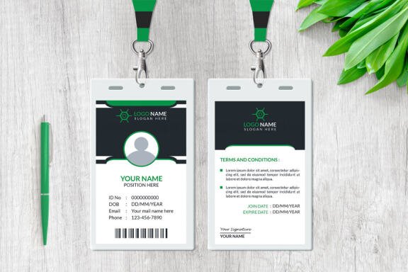 Corporate ID Card Design Template