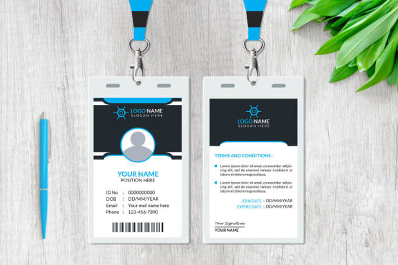 Corporate ID Card Design Template