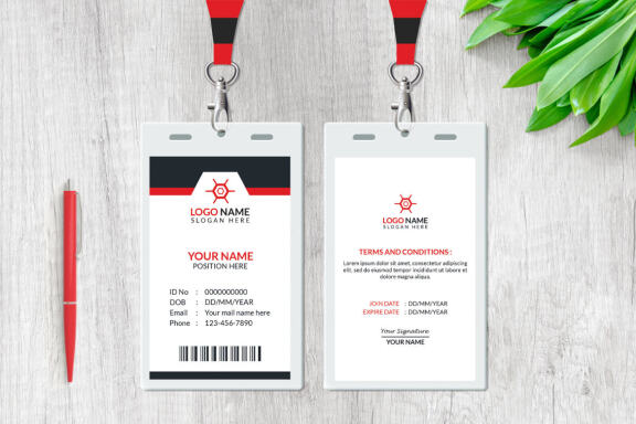 ID Card Design Template