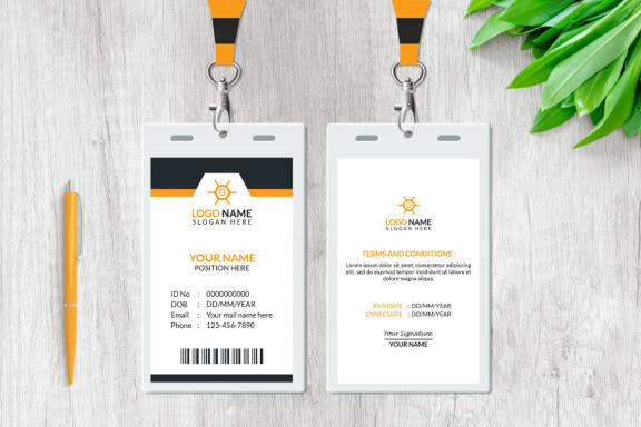ID Card Design Template