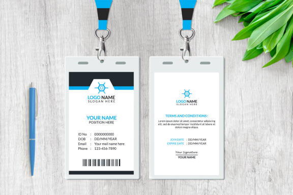ID Card Design Template