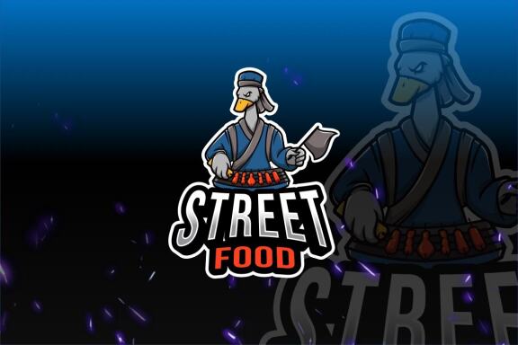 Street Food Logo Template