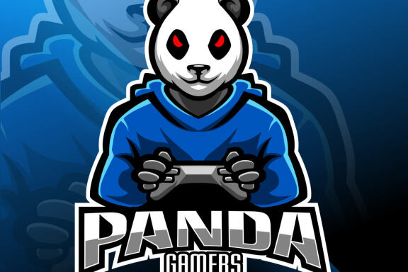 Panda Gamers Esport Mascot